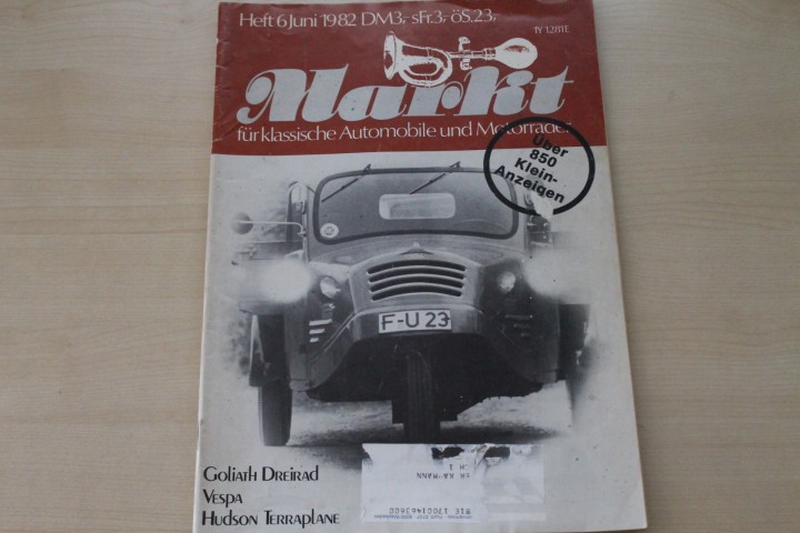 Deckblatt Oldtimer Markt (06/1982)